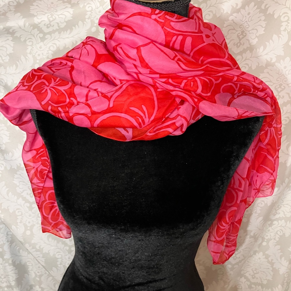 Vintage Sengalini Oversize Scarf Made in Italy - Picture 9 of 12